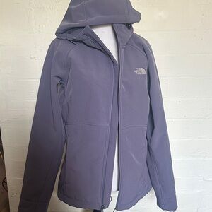 The North Face Hooded Softshell Jacket in Dusty Purple